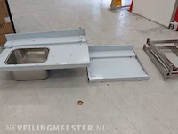 Rvs spoeltafelblad - afbeelding 1 van  4