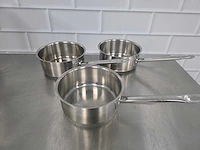Rvs steelpan (3x) - afbeelding 1 van  3