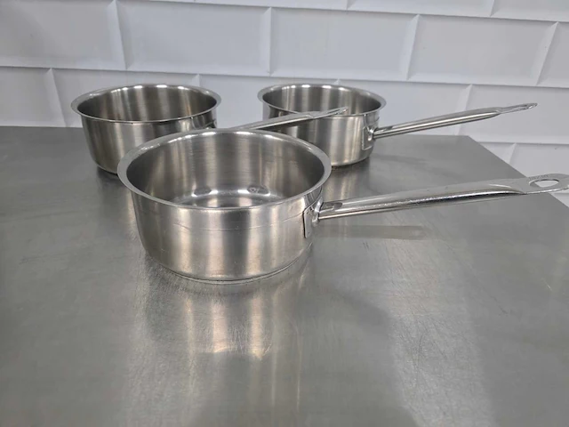 Rvs steelpan (3x) - afbeelding 3 van  3