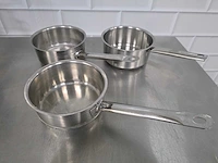 Rvs steelpan (3x) - afbeelding 1 van  3