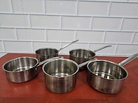 Rvs steelpan (5x) - afbeelding 1 van  2