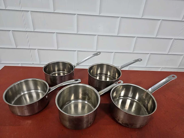 Rvs steelpan (5x) - afbeelding 2 van  2