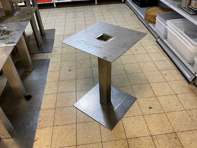 Rvs tafelpoten (6x) - afbeelding 1 van  6