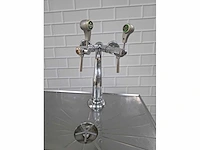 Rvs tapblad inclusief dubbele spoelbak en 2 x heineken tapkraan - afbeelding 2 van  6