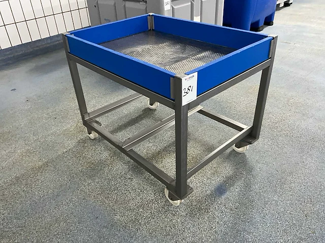 Rvs transportkar - afbeelding 4 van  5