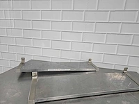 Rvs / trespa wandschap (2x) - afbeelding 2 van  3