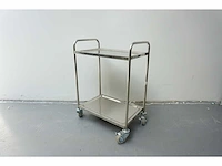 Rvs trolley (2x) - afbeelding 1 van  3