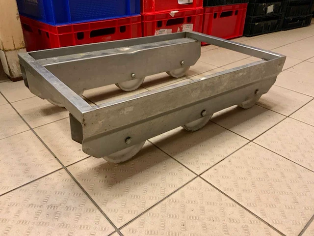 Rvs trolley (5x) - afbeelding 1 van  3