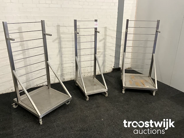 Rvs trolly’s - afbeelding 1 van  9