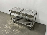 Rvs uitschepwagen - afbeelding 1 van  4