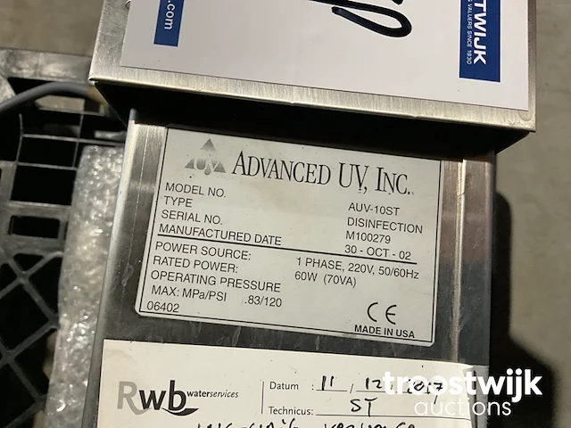 Rvs uv desinfector - afbeelding 3 van  3