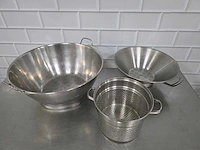 Rvs vergiet (3x) - afbeelding 2 van  4