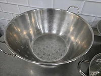 Rvs vergiet (3x) - afbeelding 3 van  4