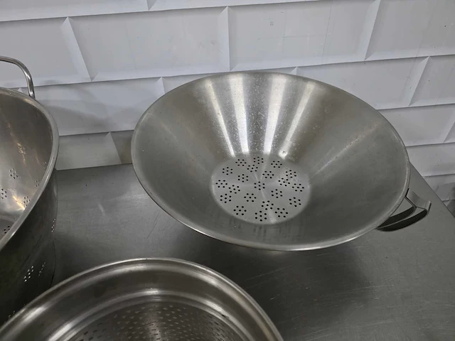 Rvs vergiet (3x) - afbeelding 4 van  4