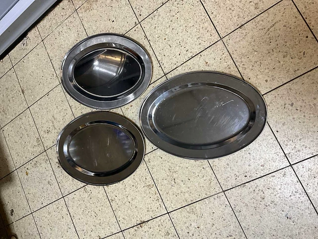 Rvs vergieten en emmers (9x) - afbeelding 7 van  7