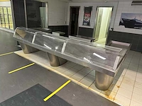 Rvs vis verkoopvitrine - afbeelding 1 van  9