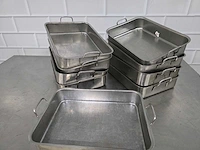 Rvs vleesbak (10x) - afbeelding 1 van  3