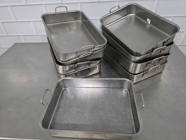 Rvs vleesbak (10x) - afbeelding 2 van  3