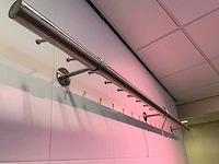 Rvs vleeshaak wandbuis - afbeelding 3 van  6