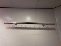 Rvs vleeshaak wandbuis - afbeelding 1 van  3