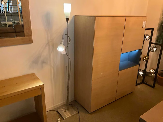 Rvs vloerlamp - afbeelding 1 van  4