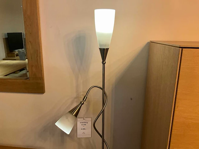 Rvs vloerlamp - afbeelding 3 van  4