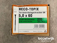 Rvs vlonderschroef 5x60 mm - afbeelding 4 van  5