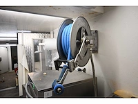 Rvs wandhaspel met spuitpistool - afbeelding 2 van  3