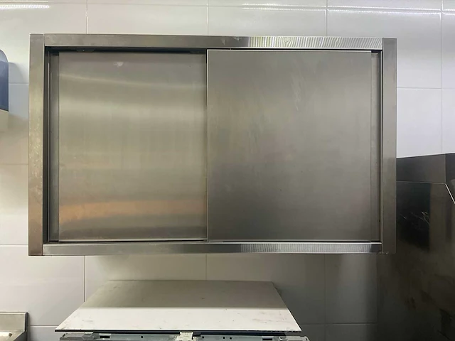 Rvs wandkast - afbeelding 1 van  5