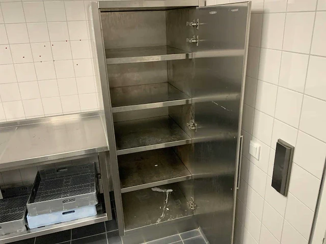 Rvs wandkast - afbeelding 3 van  4
