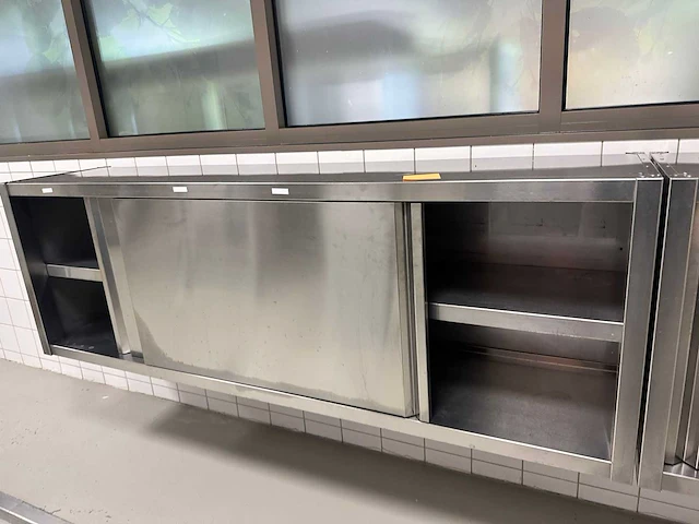 Rvs wandkast - afbeelding 1 van  3