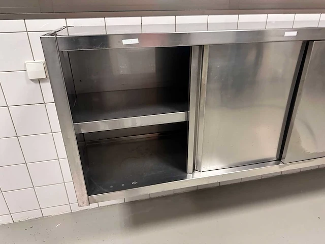 Rvs wandkast - afbeelding 2 van  3