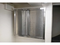 Rvs wandkast - afbeelding 1 van  3