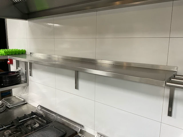 Rvs wandplank - afbeelding 1 van  10