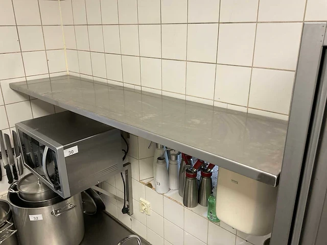 Rvs wandschap (3x) - afbeelding 1 van  4