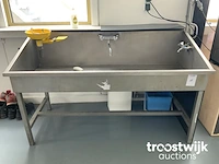 Rvs wastafel