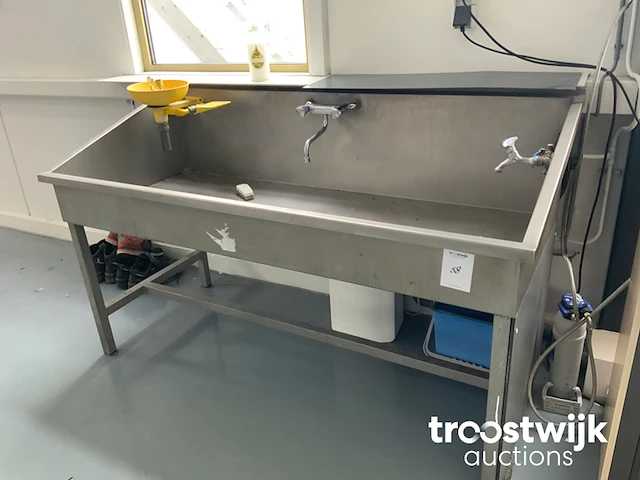 Rvs wastafel - afbeelding 2 van  4