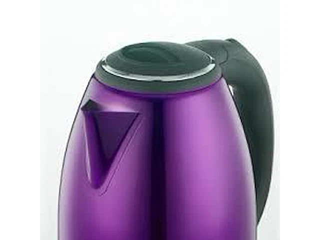 Rvs waterkoker paars - afbeelding 3 van  4