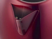 Rvs waterkoker rood - afbeelding 3 van  4