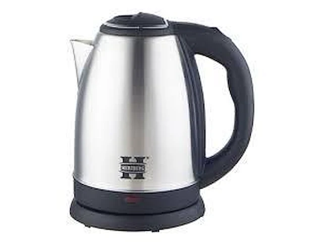 Rvs waterkoker zilver - afbeelding 1 van  3