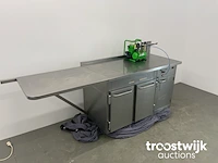 Rvs werkbank met sauspomp - afbeelding 7 van  13