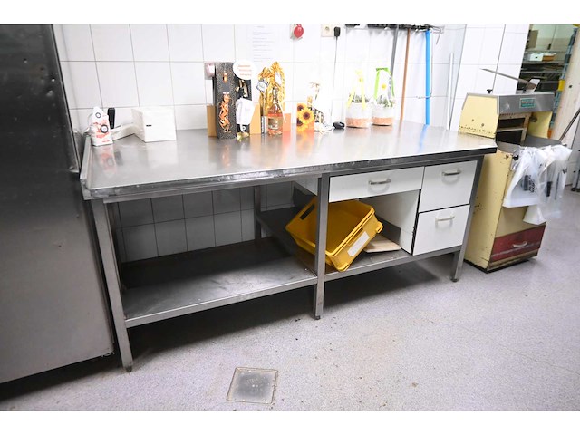 Rvs werkbank - afbeelding 3 van  4