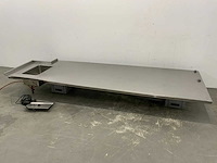 Rvs werkblad met bain-marie - afbeelding 1 van  7