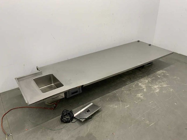 Rvs werkblad met bain-marie - afbeelding 2 van  7