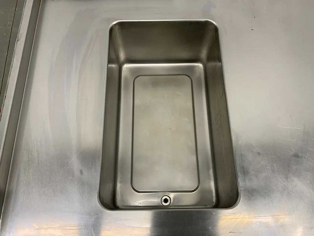 Rvs werkblad met bain-marie - afbeelding 4 van  7