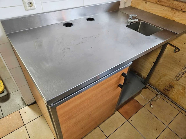 Rvs werkmeubel - afbeelding 3 van  4