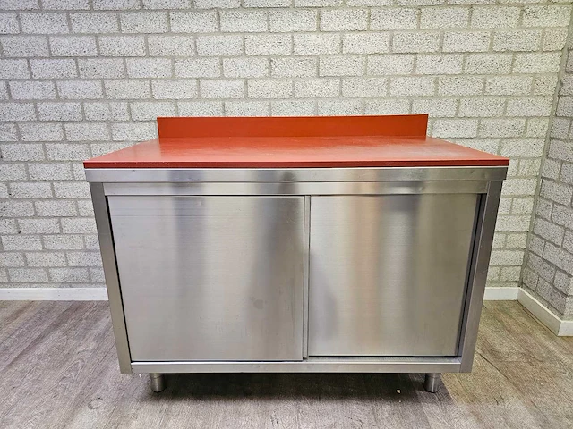 Rvs werktafel 120cm - afbeelding 1 van  4