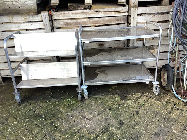 Rvs werktafel (2x) - afbeelding 2 van  3