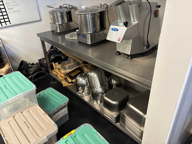 Rvs werktafel (7x) - afbeelding 3 van  6