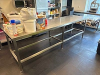 Rvs werktafel (7x) - afbeelding 5 van  6